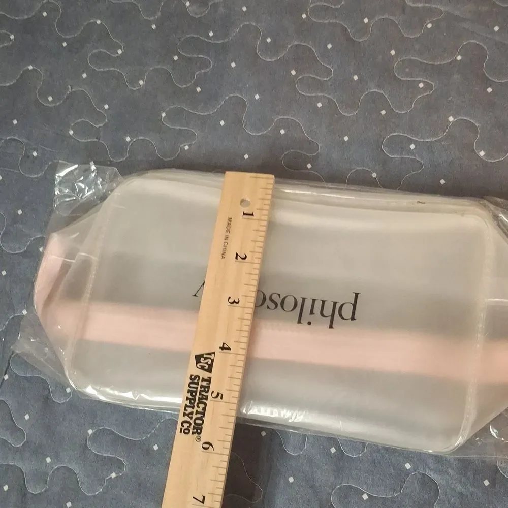 Philosophy Clear Cosmetic Pouch - new
